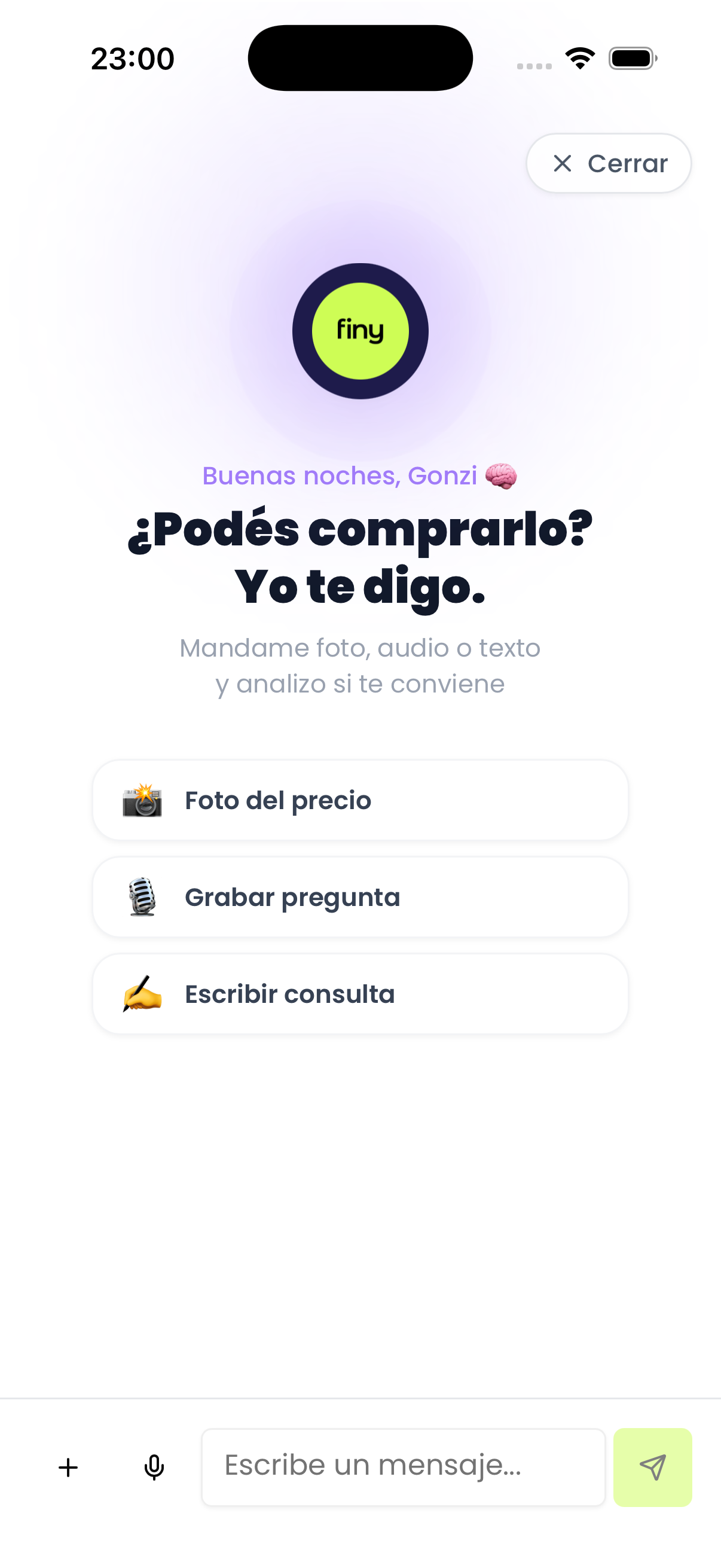 Pregúntale lo que sea